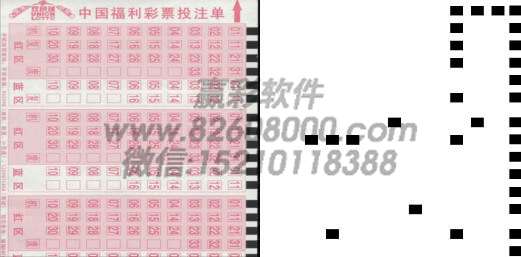 重庆福彩双色球热敏纸投注单打印样式